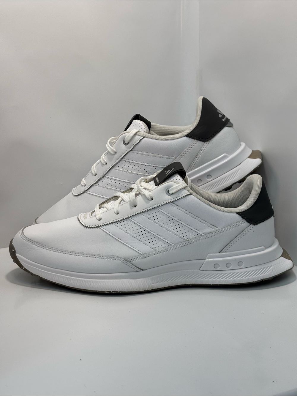 Adidas S2G SL Leather 24 Spikeless Golf Shoes Men's Size 10.5 Cloud White/Gray